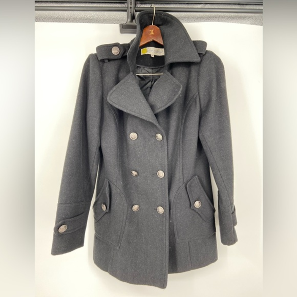 Love Culture Pea Coat, double breasted,‎ great buttons, size M